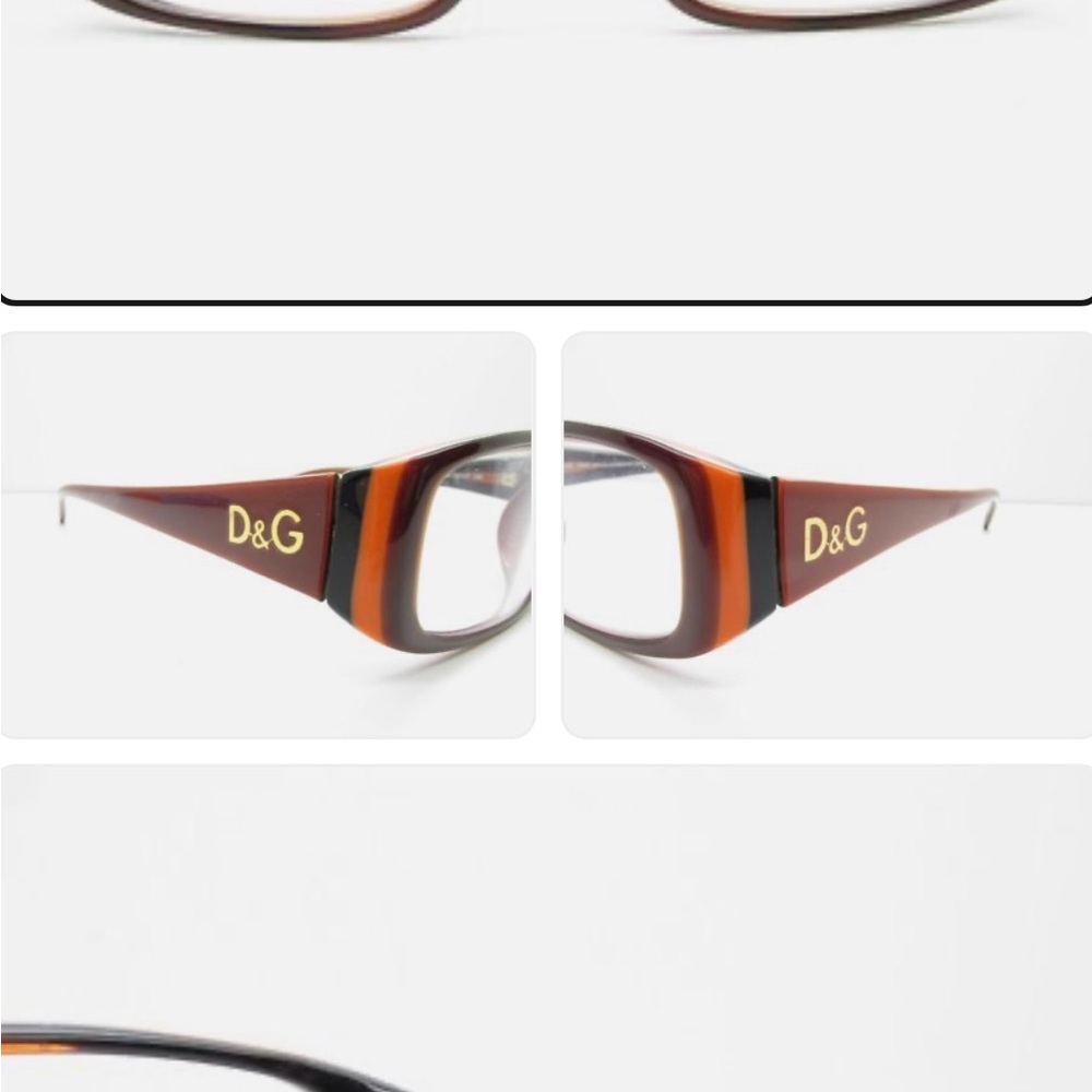 Vintage D&G 4169 P04 Rectangular Eyeglass frames 52-17-140 TV6 21422